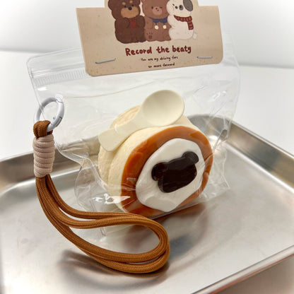 Bear Dorayaki Big Taba Squishy Creamy Clay